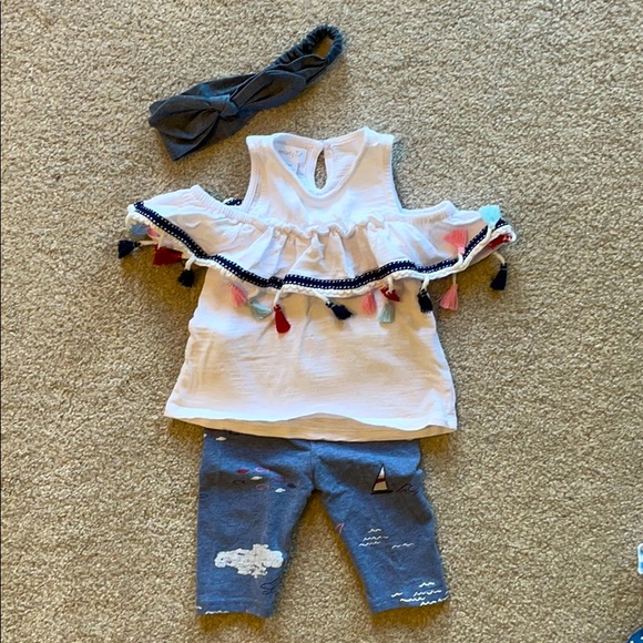 Mud Pie Girls 6-9 Month Matching Sets - Picture 2 of 5